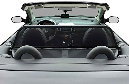 Aperta Windschott passend für Nissan Micra C+C (2006-2010) 100% Passgenau OEM Qualität Schwarz Windstop Windabweiser