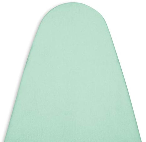 Encasa XO Ironing Board Covers and Pad - Thick 4mm Felt, Heat & Scorch-Resistant, Fits Standard Large Boards 125x39 cm, Elastic Bungee Cord Tightening, Stain-Safe Dye, Plain Colors - Mint Green