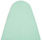 Encasa XO Housse Table à Repasser avec Feutre épaisseur 4 mm - Menthe Verte - Plain Couleurs Cotton, Elastic (Convient à la Norme Large Boards of 125x39 cm) Réfléchissant à la Chaleur