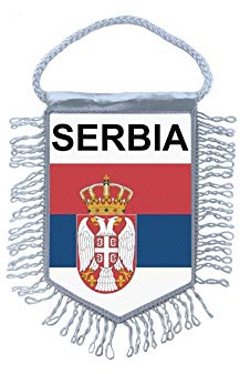 Akachafactory Wimpel mini Flagge Fahne flaggen miniflagge serbien