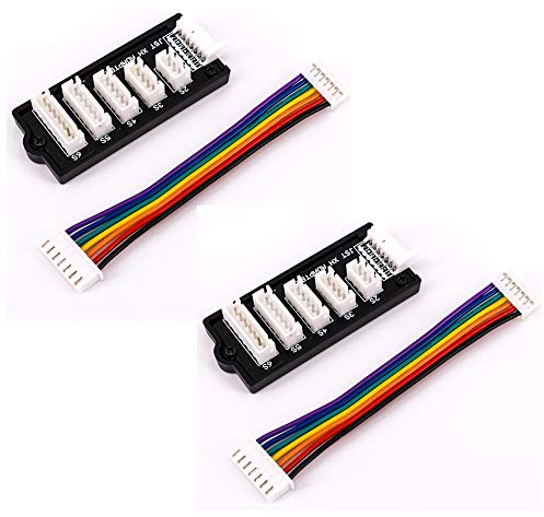 2 Stück 2S-6S Balance Charger Erweiterung JST-XH Adapter Balancer Board Adapter für RC Lipo Akku Laden