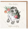 Wrendale Designs by Hannah Dale Weihnachtskarte Dear Santa... Define Naughty, Goldfolie, einzeln