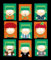 South Park Faces of Kyle Sherpa-Decke, offizielles Lizenzprodukt, 127 x 152,4 cm