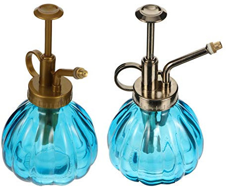 Cabilock 2pièces Vaporisateur Eau pour Plantes Verre Style Rétro Lot de Arrosoirs pour Petites Plantes Intérieures Et Jardins