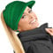 TOSKATOK Damen Slouchy Peaked Pferdeschwanz Unordentlicher Dutt Beanie Mütze Kappe, smaragdgrün, Einheitsgröße