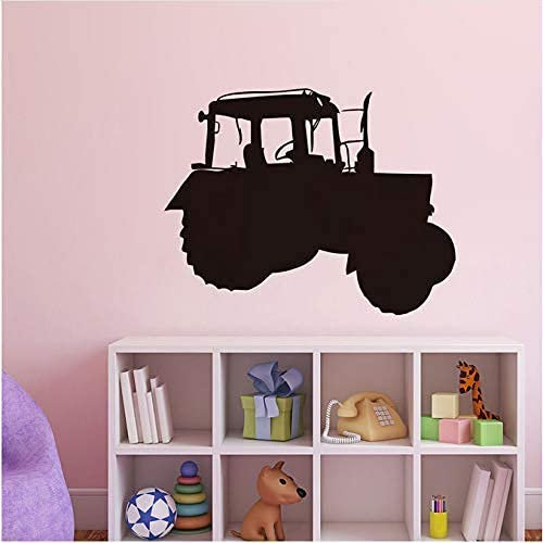 Bauernhof Traktor Wandtattoo Vinyl-Kleber Kinder Lkw Kunst Design Wandaufkleber Kinderzimmer Abnehmbare Tapete 76X59Cm
