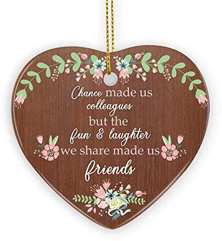 Jocidea Weihnachtsschmuck für Freunde, Geschenk für Ihren Freund, Thinking of You, Geschenke für beste Freundin, Freundschaftsgeschenke für Frauen, Brautjungfer, Antrag, Geschenke für Freund