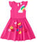 SFreeBo Girls Dresses 3-4 Girls Rainbow Dress Toddler Girls Cotton T-Shirt Dress Kids Summer Casual A-line Dress with Flower Embroidery