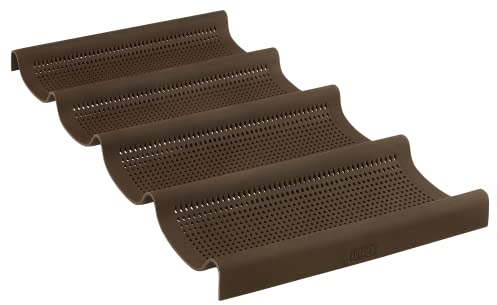 Lurch 85089 FlexiForm Mini Baguette Matte 32,5x20,5cm Premium-Platin-Silikon, Braun