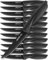 Home Hero Bistecca Knives, Sharp Bistecca Knives Set, High-Carbon Stainless Steel Steak Knife Set, Ergonomic Handles Serrated Knives (12 pezzi - nero)