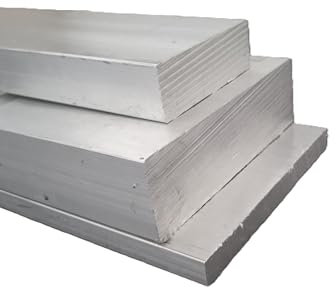 Barra piatta in ALLUMINIO 6082 anticorodal, varie sezioni e lunghezze (80x20x1000mm)
