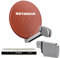 Kathrein CAS 80 Sat-Antenne Rotbraun (ro) multifeedfähig - 8 Teilnehmer über SAT-IP
