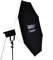 SMDV Speedbox-Flip Bounce44 - Professionelle Softbox mit Flip-Technologie für Bounce-Lichteffekte - Wasserbeständiges Material - Schnelle Montage - 110cm Durchmesser