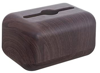Papiertaschentuchbox, Taschentuchbox, Servietten-Aufbewahrungshalter, Wohnzimmer, Zuhause, Seidenpapier-Etui, Behälter, Schreibtisch, Holz-Taschentuch-Etui/Argento/Hellgrau (Argento Hellgrau)