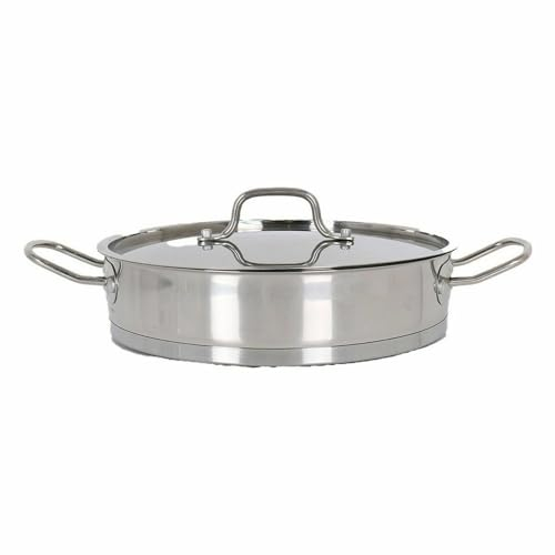 Quttin | Cacerola con Tapa Medidas: 30 x 26 x 6 centímetros - Cacerola Cocina de Gran Capacidad con Tapa