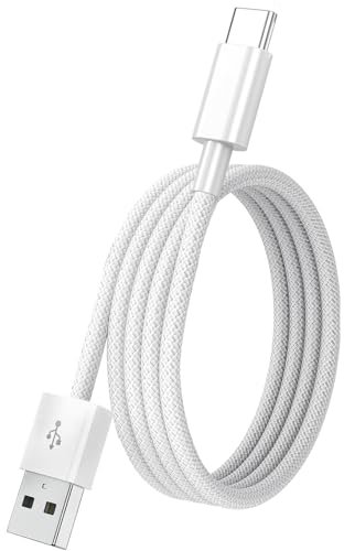 Cable de carga para iPhone 15/16 CarPlay para coche, USB A a USB C, cable de carga tejido para Apple Carplay, cable USB C, iPhone 15/16 Pro Plus Pro Max, iPad USB tipo C, cable de carga trenzado para