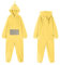 Costume da Adulto, Pigiama Lungo da Donna Onesie, Pigiama da Donna, Unisex, con Animale, Costume da Cosplay, Homewear in Pile, Intero con Cappuccio, Biancheria da Notte, Giallo., XL
