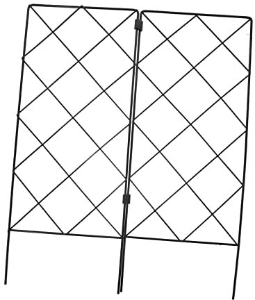 BESPORTBLE 2stücke Faltbare Pflanzenstütze Für Garten Multifunktionales Klettergerüst 20x53cm Für Weinreben Gemüse Blumen Stabile Eisenkonstruktion Effektive Pflanzenunterstützung