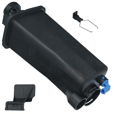 GEPCO - Depósito de compensación de refrigerante con sensor, depósito de agua refrigerante, depósito de refrigerante compatible con BMW Serie 3 E46 X5 E53 M43 M47 M57