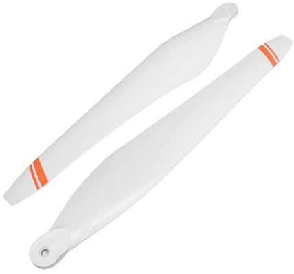 Huairdum Landwirtschaftliche Drohnenpropeller, 1 Paar Geräuscharme, Kompakte, Stoßfeste, Zusammenklappbare Drohnenpropeller, weiß, für X9 Plus Power Kit (CW)