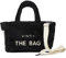 VINT+ Fluffy Bag Damen Handtasche – Teddy Shopper Tasche mit Reißverschluss und wählbarem Tragegurt – Flauschige Felltasche ideal für Arbeit, Uni oder Reise | Innenfutter Wasserabweisend | Schwarz