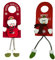 CPAOWEHF Türhänger für Weihnachten, für Zuhause, Hotel, Brett, Türknauf, Weihnachtsbaum-Dekoration