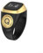 HpLive Fingerzähler Smart Ringzähler, Digitaler Gebetszähler Wasserdicht mit Vibration Erinnerung, Tragbarer Nummern-Click-Zähler mit Display(22mm Schwarz)