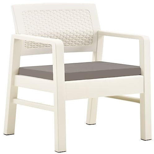 Genérico Wenjingqi Gartenmöbel-Set, 3-teilig, Kunststoff, 48823