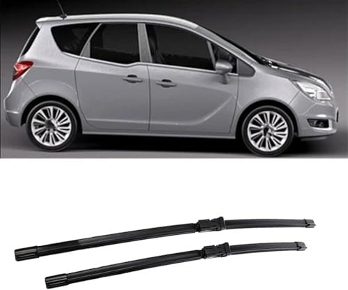 MadongJ Auto Scheibenwischer für Opel Meriva B 2010-2017 28+22, Frontscheibenwischer Wischerblätter Scheibenwischer Wischblattsatz Blatt Scheibenwischer