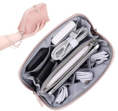 FYY Travel Cable Organizer - 8 Compartments, Lightweight, Water Repellent
