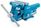 Heuer Schraubstock (Breite 160 mm, Spannweite x Tiefe 225 x 100 mm, Durchmesser 27 – 100 mm; Backen wend- und austauschbar; geriffelt + glatt) 101160