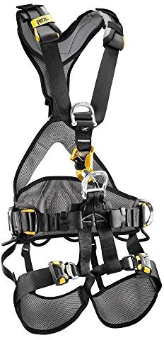 Petzl c71cfa 1 Avao Bod Croll Schnell Europäische Version bequemes Geschirr für Seil Zugang, Größe 1, schwarz/gelb