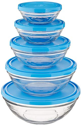 Duralex 9072AS05 LYS vidrio templado apilable, transparente