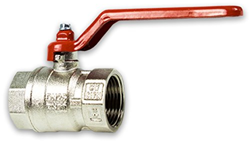 Messing Kugelhahn mit Hebel 1 1/2''IG - 1 1/2''IG [DN40-DN40]