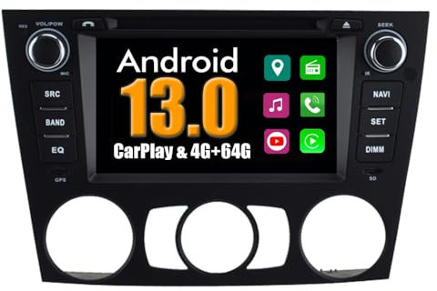 RoverOne Android System Autoradio GPS für BMW E90 E91 E92 E93 318i 320i 325i 320se 320D 325M 2005-2012 mit Multimedia Stereo Navigation System DVD USB Mirror Link