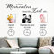 Grandora W5430 Wandtattoo Spruch In diesen Momenten… I braun 100 x 70 cm I 3 Wunschdaten Wohnzimmer Flur Aufkleber Wandaufkleber Wandsticker