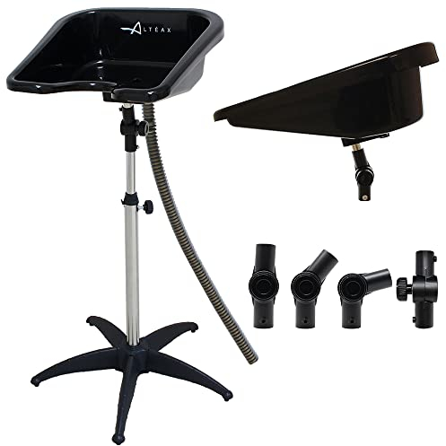 Altéax Lavatesta Portatile Per Parrucchieri Quadrato, Regolabile in Altezza e Inclinazione – Dal Design Ergonomico è Utilizzato Come Lavatesta per Disabili - Lavatesta Parrucchiera Professionali
