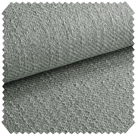 novely® exquisit DECORETTO - Weicher Polsterstoff im Naturfaser Look - Schwer Entzündbarer Möbelstoff mit Ultra-Clean-Technologie - Pflegeleichte Meterware 1lfm | Farbe: 20 Betongrau