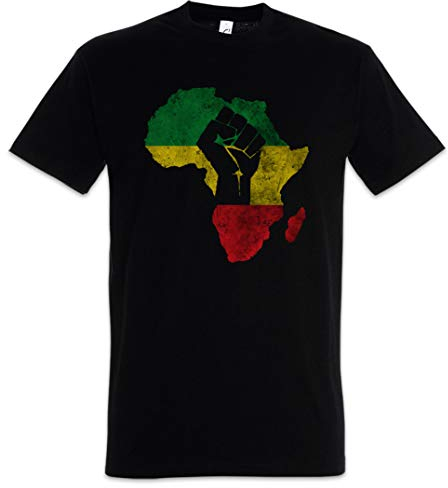 Urban Backwoods African Fist Herren T-Shirt Schwarz Größe XL