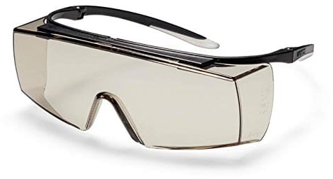 Uvex Überbrille Schutzbrille passt über die meisten verschreibungspflichtigen Brillen