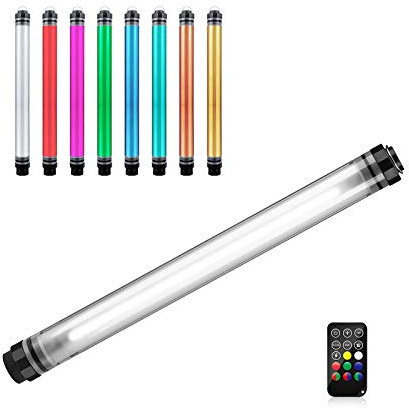 UYLED P7RGB LED Videoleuchte, handheld Fotografie Licht, 1000 Lumen, dimmbar, 10400 mAh Akku, CRI>95, IP68 wasserdicht, RGB Farbmodus, Fernbedienung