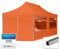 TOOLPORT Faltpavillon Faltzelt Pavillon 3x6m - 4 Seitenteile Aluminium 32mm Partyzelt 700N orange