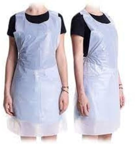 HOT BARGAINS 1000 X Plastic Aprons Disposable For adults White Size 70 X 120cm, 10Microns (BOX OF 1000)