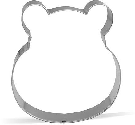 Ausstechform Nilpferd, Edelstahl, 9,7 cm