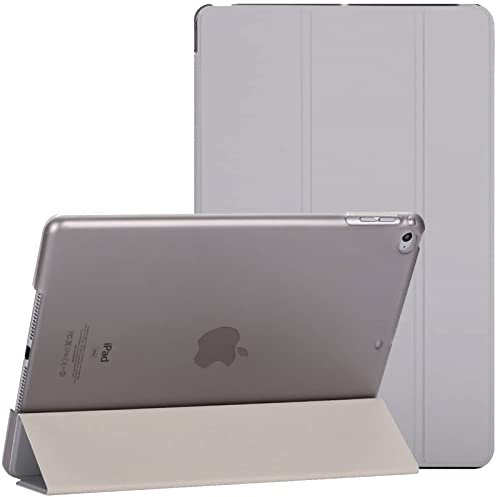 For Apple iPad Mini 1/2/3 Smart Magnetic Stand Case with Automatic Wake/Sleep (Grey)