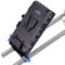 FOTGA V-Mount Battery Plate, V-Lock Battery Power Supply Plates Adapter with D-Tap 15 mm Rod Clamp for Sony BMPCC DSLR Camcorder Camera Field Monitor Video LED Light