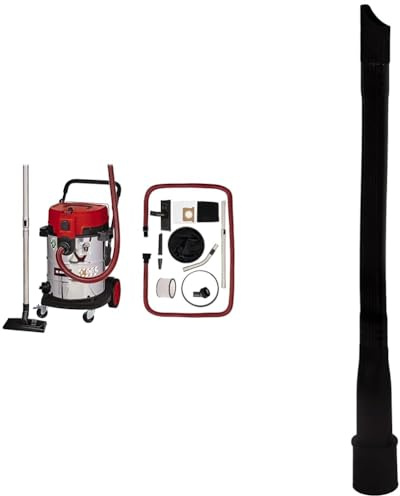 Einhell Nass-Trockensauger TE-VC 2350 SACL (1600 W, Staubschutzklasse L, Filterreinigungssystem, 230 mbar, rostfreier Edelstahlbehälter 50 l, inkl. umfangreiches Zubehör, Flexible Fugendüse lang)