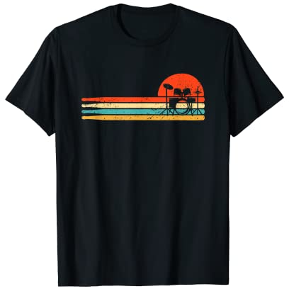 Retro Schlagzeug Musiker Schlagzeuger T-Shirt