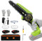 LUPATDY mini motosierra bateria, 24 V, 6 pulgadas, con batería y cargador, motosierra eléctrica pequeña, recargable, para podar árboles de jardín