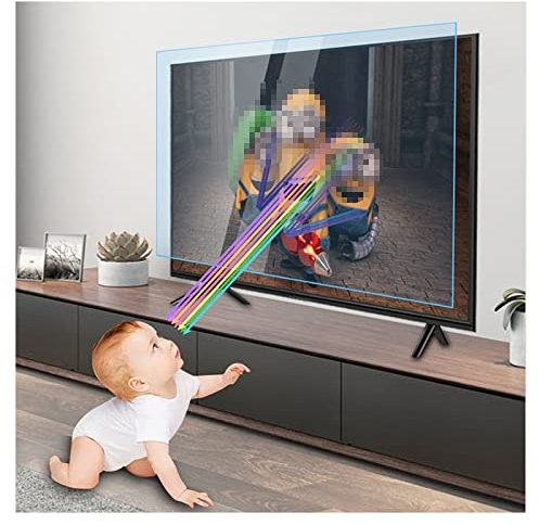 Matte Anti Blue Light TV Screen Protector Film High Transparency Reduce Glare TV Screen Protector for 32-75 inch Monitor Display/B / 75 Inches 1645x930 mm